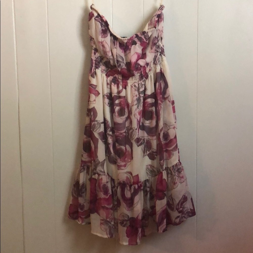 🌸 Floral Strapless Dress 🌸